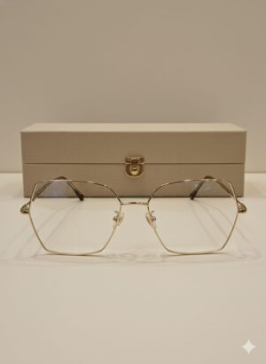 New Cut Gold Stylish Glasses